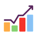 Free Diagrammwachstum  Symbol