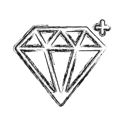 Free Diamant Logo Icône