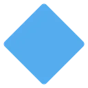 Free Raute Geometrisch Blau Symbol