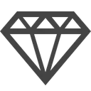 Free Diamond O Icon