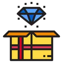 Free Diamond Celebration Surprise Icon