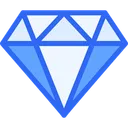 Free Diamond Blue Lineal Miscellaneous Life Style Icon