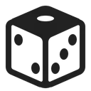 Free Die High Contrast Icon