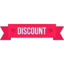 Free Dicsount Offer Ribbon Icon