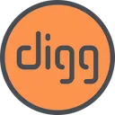 Free Digg Digg Logo Social Media Icon