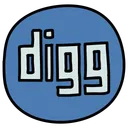 Free Digg Social Media Icon