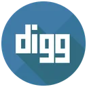 Free Digg Social Media Icon