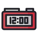 Free Digital Clock New Year Celebration Icon