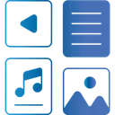 Free Digital Content Icon Icon