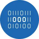 Free Digital Binary Encryption Icon