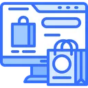 Free Digital Shopping  Icon