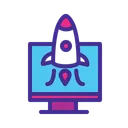 Free Digital Startup  Icon