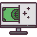 Free Digital Wallet Deposit Save Money Icon