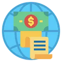 Free Globo Dinero Factura Icon