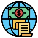 Free Globo Dinero Factura Icon