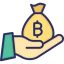 Free Dinheiro Bitcoin Pagamento Em Dinheiro Bitcoin Pagamento Bitcoin Ícone