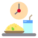 Free Rice Drink Clock Icon