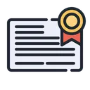 Free Diploma Certificate  Icon
