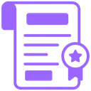Free Diploma Degree Achievement Icon