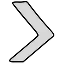 Free Direction Arrow  Icon