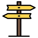 Free Direction Board  Icon