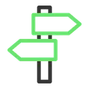 Free Direction Sign Signpost Icon