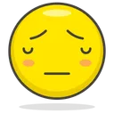 Free Disappoint Sad Face Icon