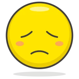 Free Disappoint Emoji Icon
