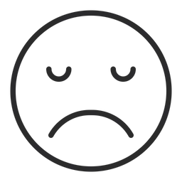 Free Disappointed Face Emoji Icon