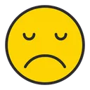 Free Disappointed Face  Icon