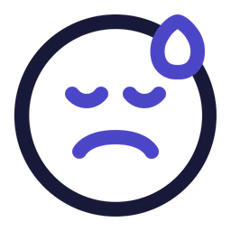 Free Disappointment Emoji Icon