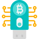 Free Disco flash bitcoin  Icono