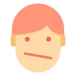 Free Discontent Emotion Face  Icon