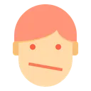 Free Discontent Emotion Face  Icon