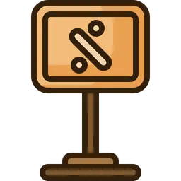 Free Discount Board  Icon