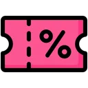 Free Discount coupon  Icon