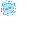 Free Discount Label Sticker Icon