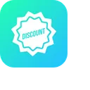 Free Discount Label Sticker Icon