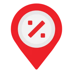 Free Discount Location  Icon