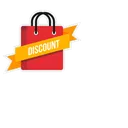 Free Discount Ribbon Carry Icon