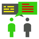 Free Discussion Message Speak Icon