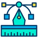 Free Strumento Di Progettazione Strumento Di Progettazione Strumento Di Allineamento Icon