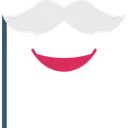 Free Disfraz Hipster Bigote Icono