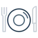 Free Dish Plate Fork Icon