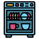 Free Dishwasher Kitchen Machine Icon