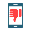 Free Dislike Feedback Down Icon
