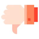 Free Dislike Down Hand Icon