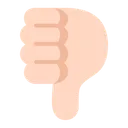Free Down Flat Light Icon