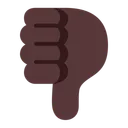 Free Down Flat Dark Icon
