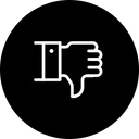 Free Dislike Bad Service Icon